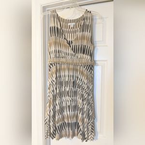 Ombre colored knee length dress